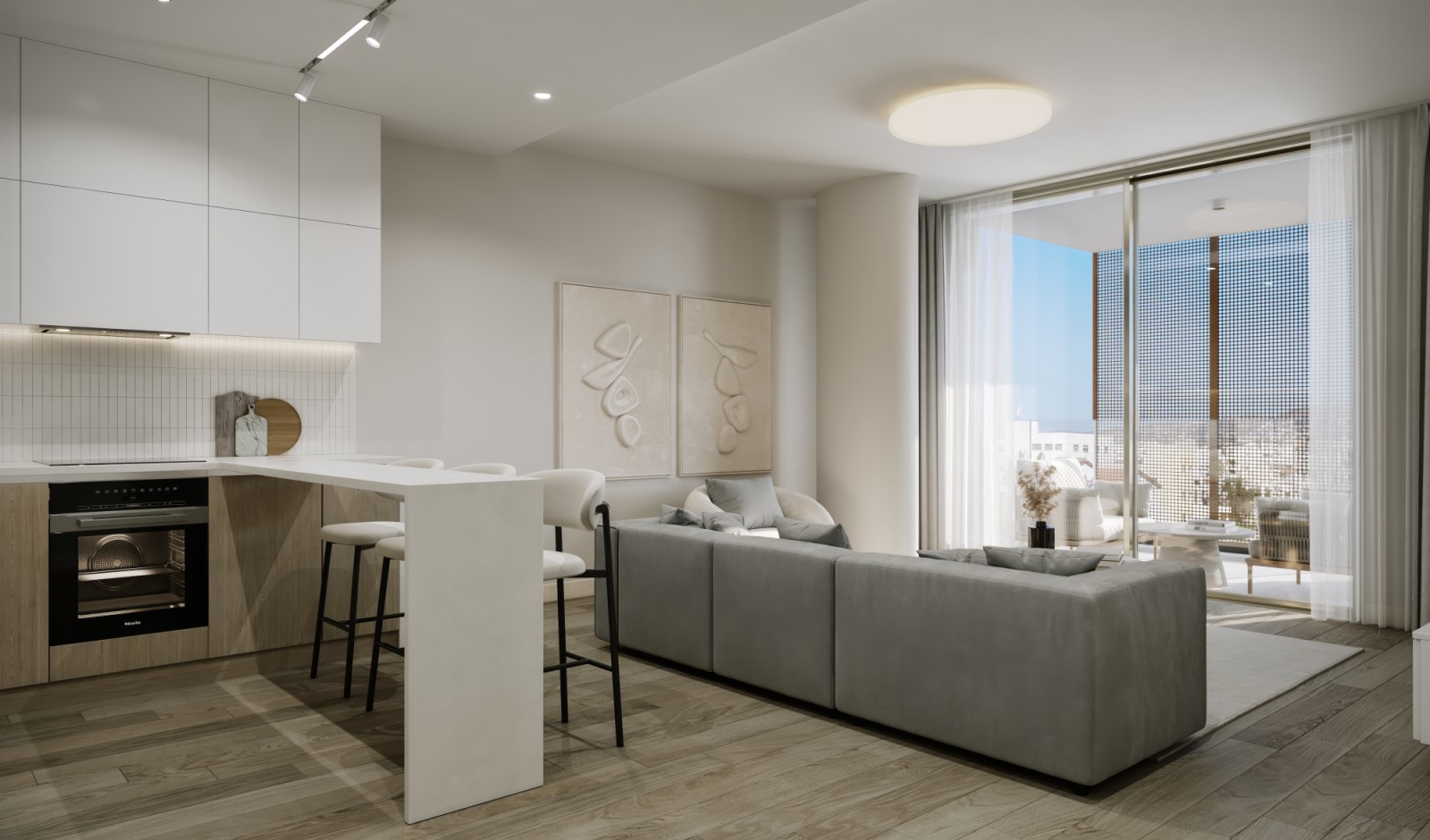 Квартира 1 спальня 61 м² муниципалитет Пафос, Кипр