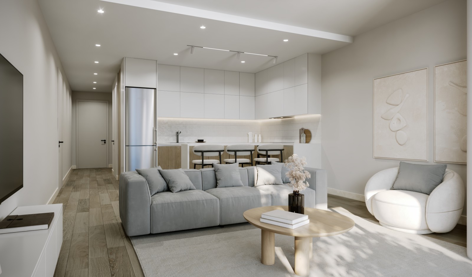 Квартира 1 спальня 61 м² муниципалитет Пафос, Кипр