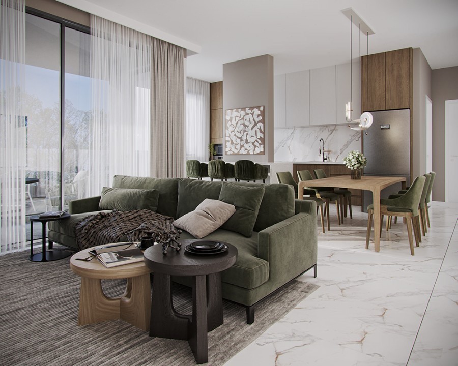 Квартира 2 спальни 101 м² Lefkosa Turk Belediyesi, Северный Кипр
