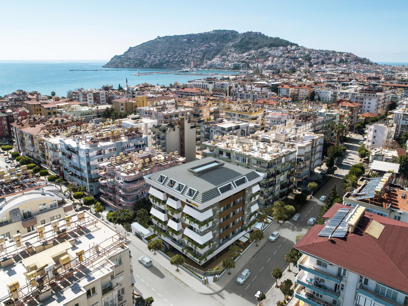 2 bedroom apartment 45 m² Alanya, Turkey