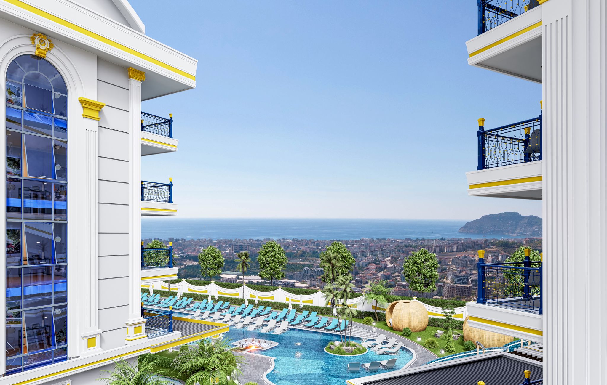 Appartement 2 chambres 90 m² Mahmutlar, Turquie