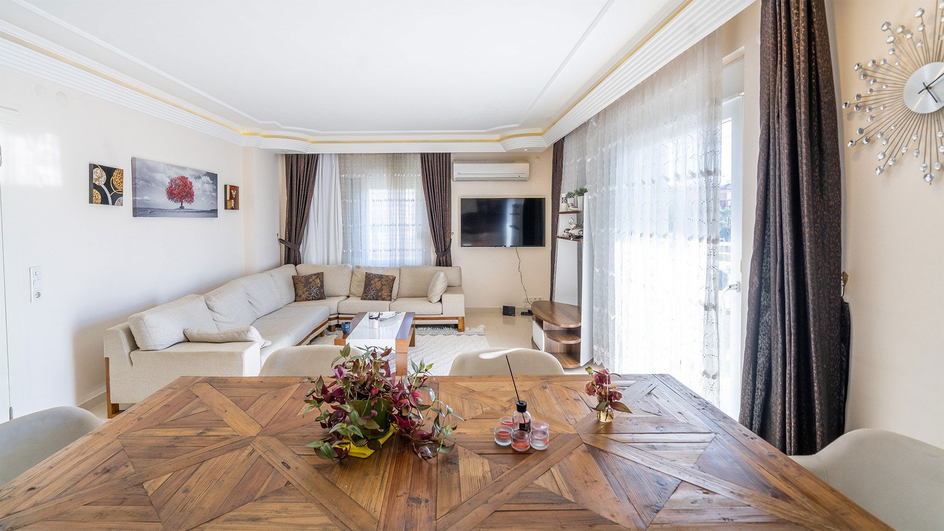Квартира 3 спальни 120 м² Аланья, Турция