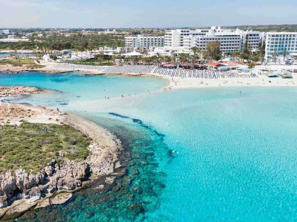 nissi beach view in ayia napa