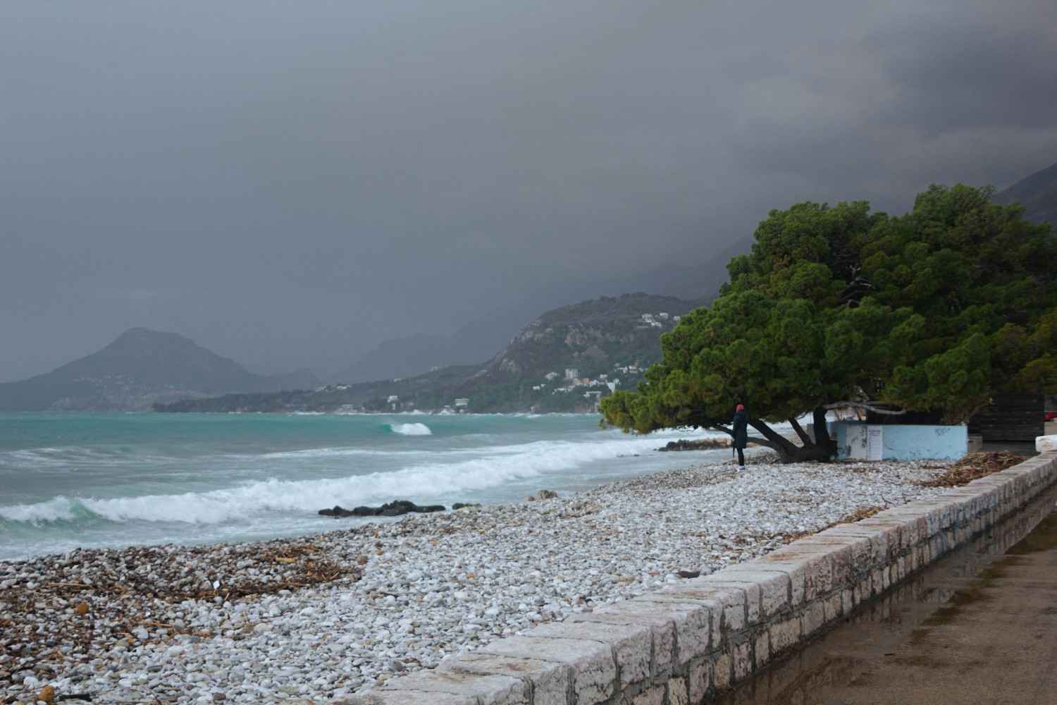 rocky coastline in bar showing one of the best places to buy property in montenegro