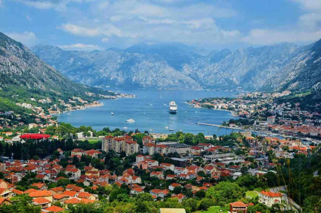 kotor beach in montenegro