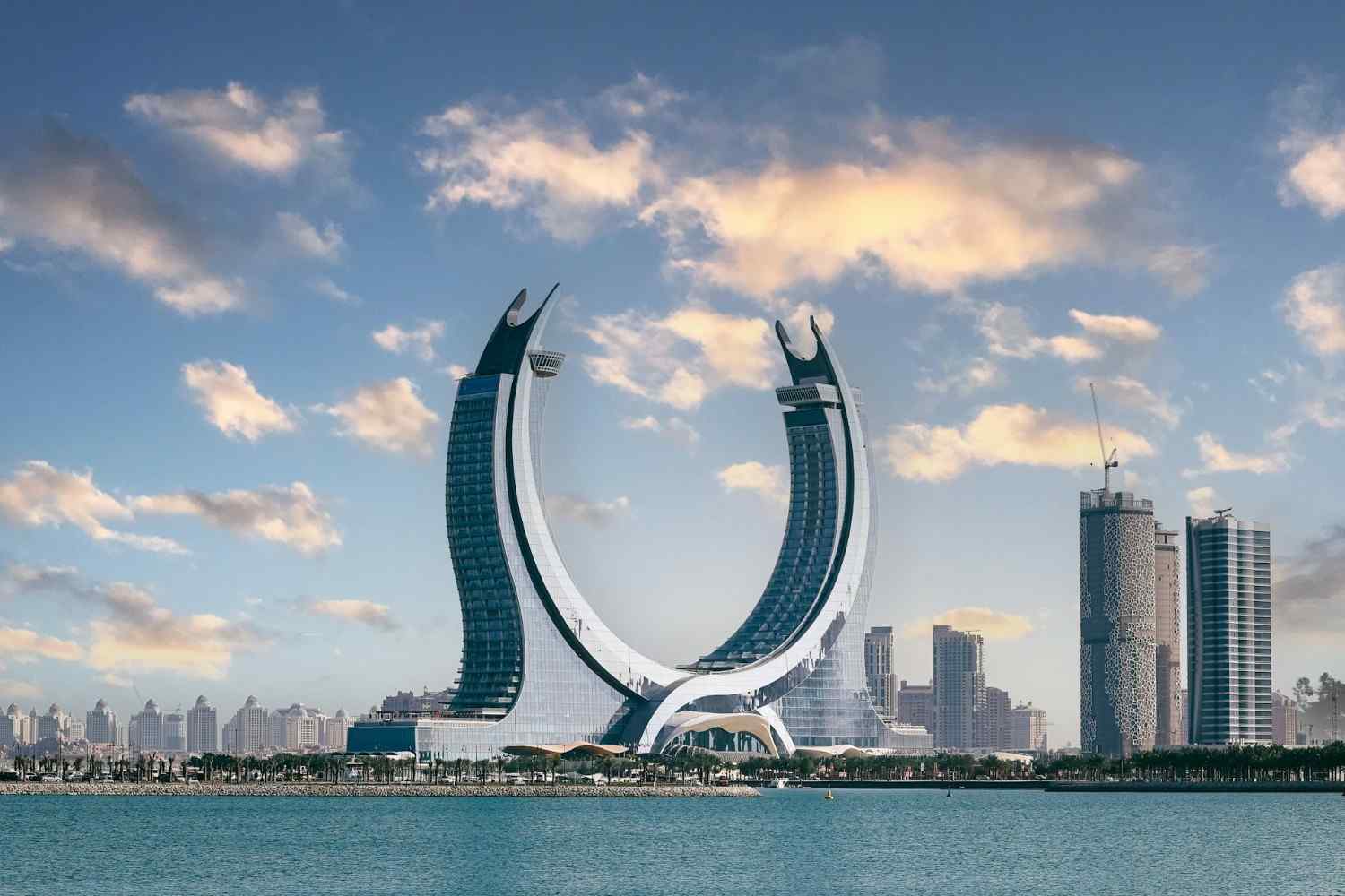 modern lusail city skyline highlighting the best areas for property investment in qatar