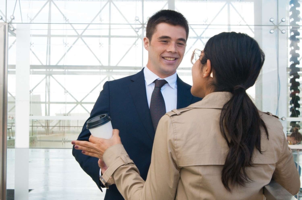 business meeting between partners, representing international property marketing in thailand.