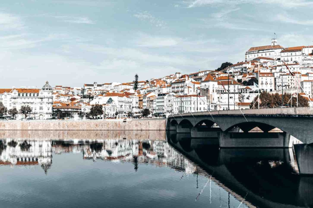 riverside city view in portugal, ideal for buying investment property in portugal.