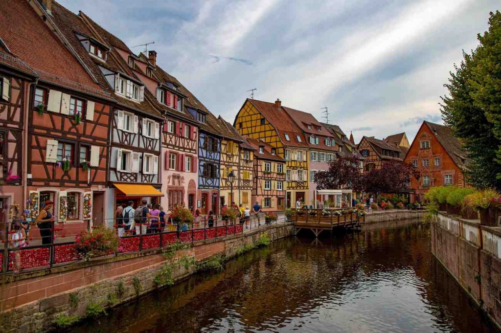 scenic canal village for retiring to france from the uk