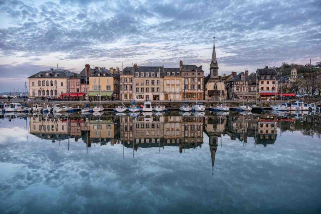 Scenic harbor view in one of the most affordable places to live in France