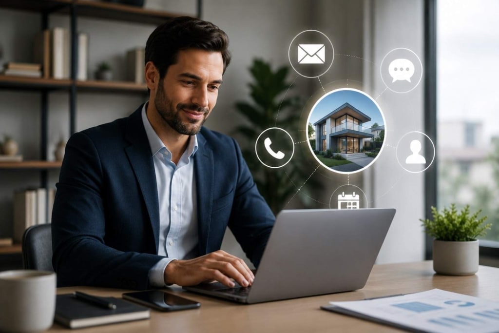 real estate client communication automation