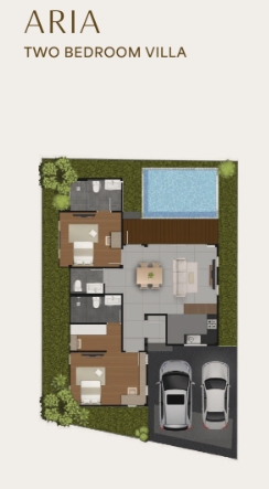 Mieszkanie 2 pokoi 137 m² Si Sunthon, Tajlandia