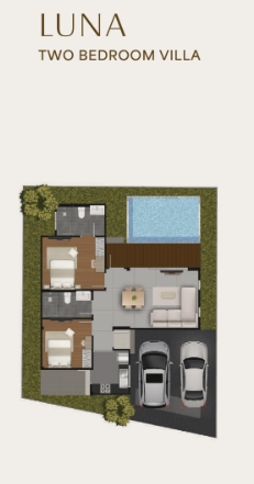 Mieszkanie 2 pokoi 137 m² Si Sunthon, Tajlandia